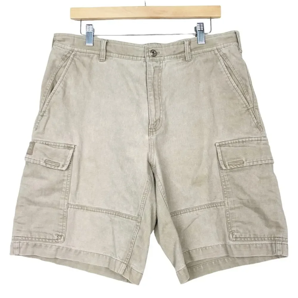 Columbia Tan Cargo Shorts Sz 34